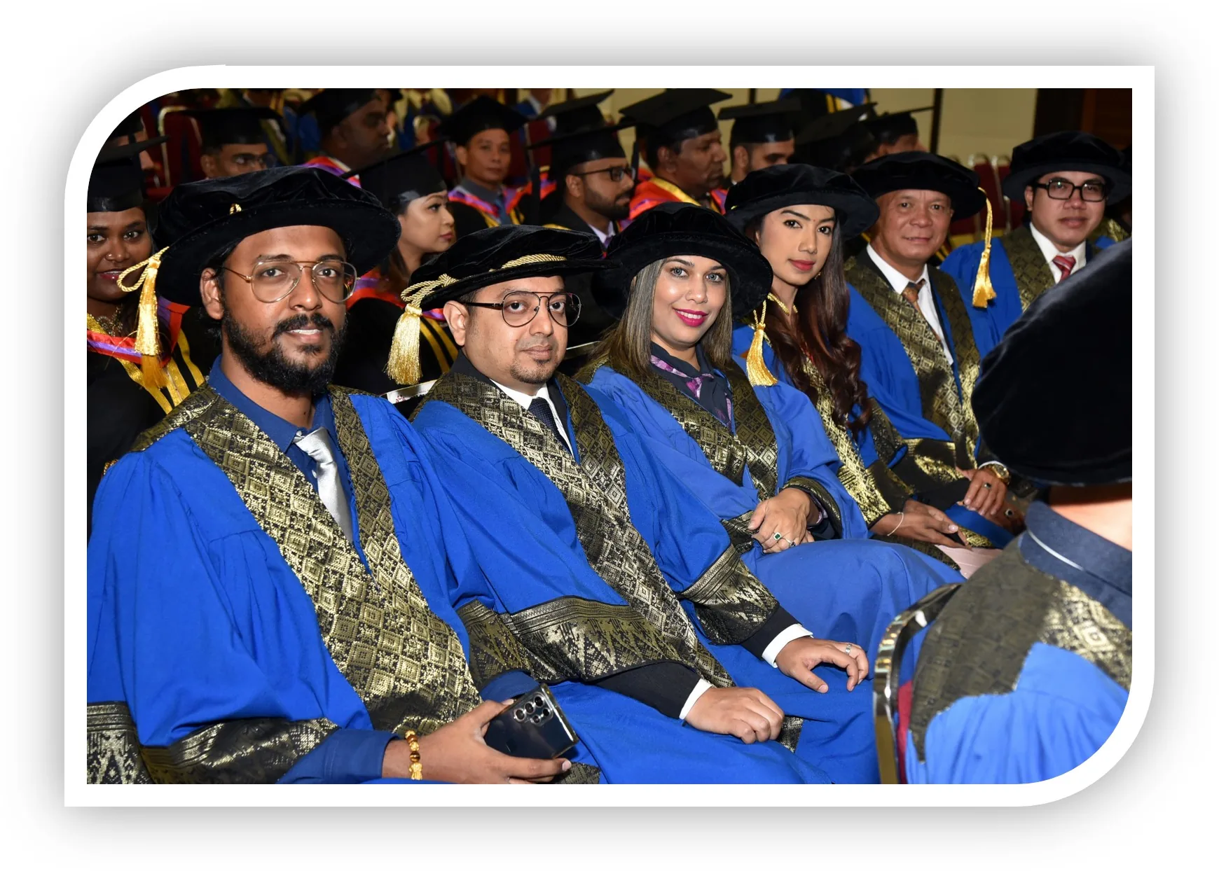 Faculty and graduands, WMU Graduation Ceremony, Class of 2024